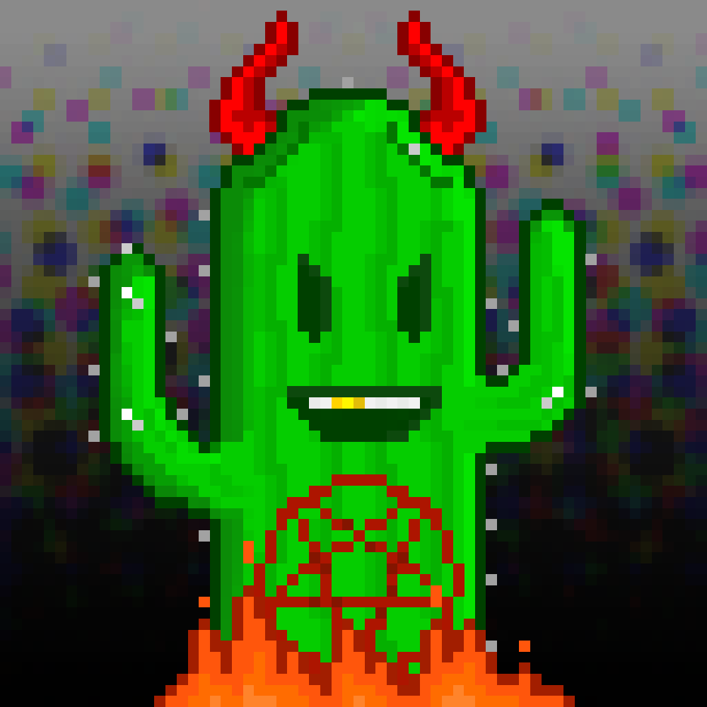 Devil Cactus #1958 NFT on Algorand