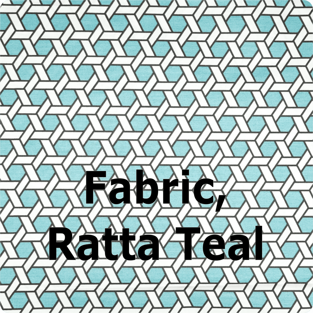 Fabric, Ratta Teal