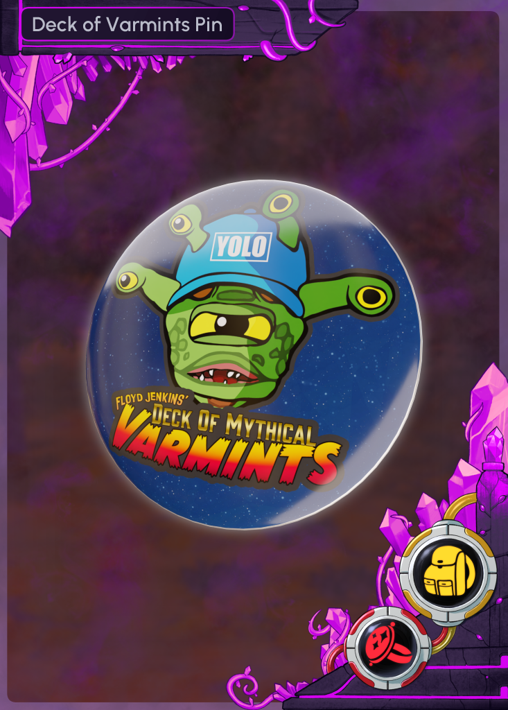 Deck of Varmints Pin