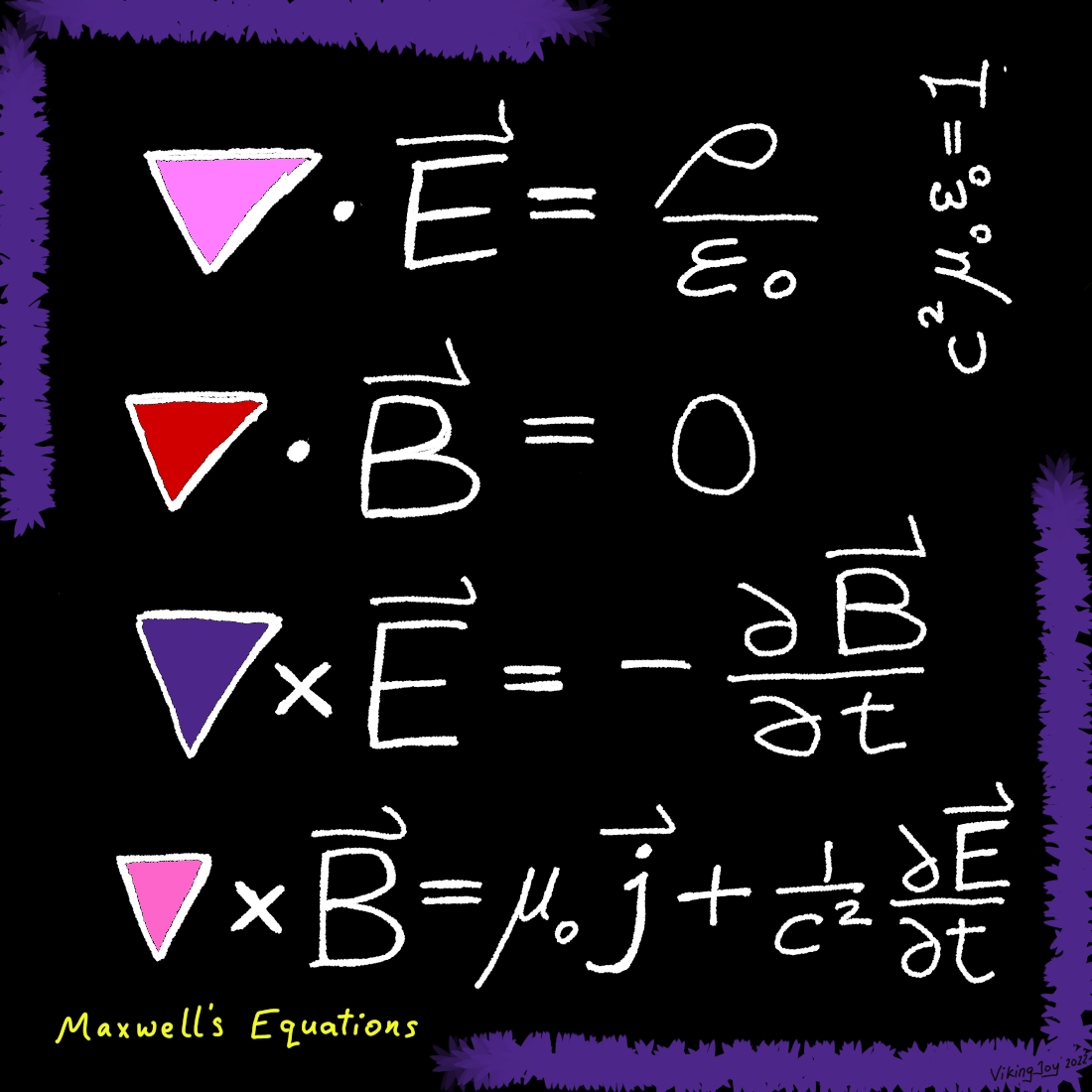 Maxwell's Equations #1 NFT on Algorand