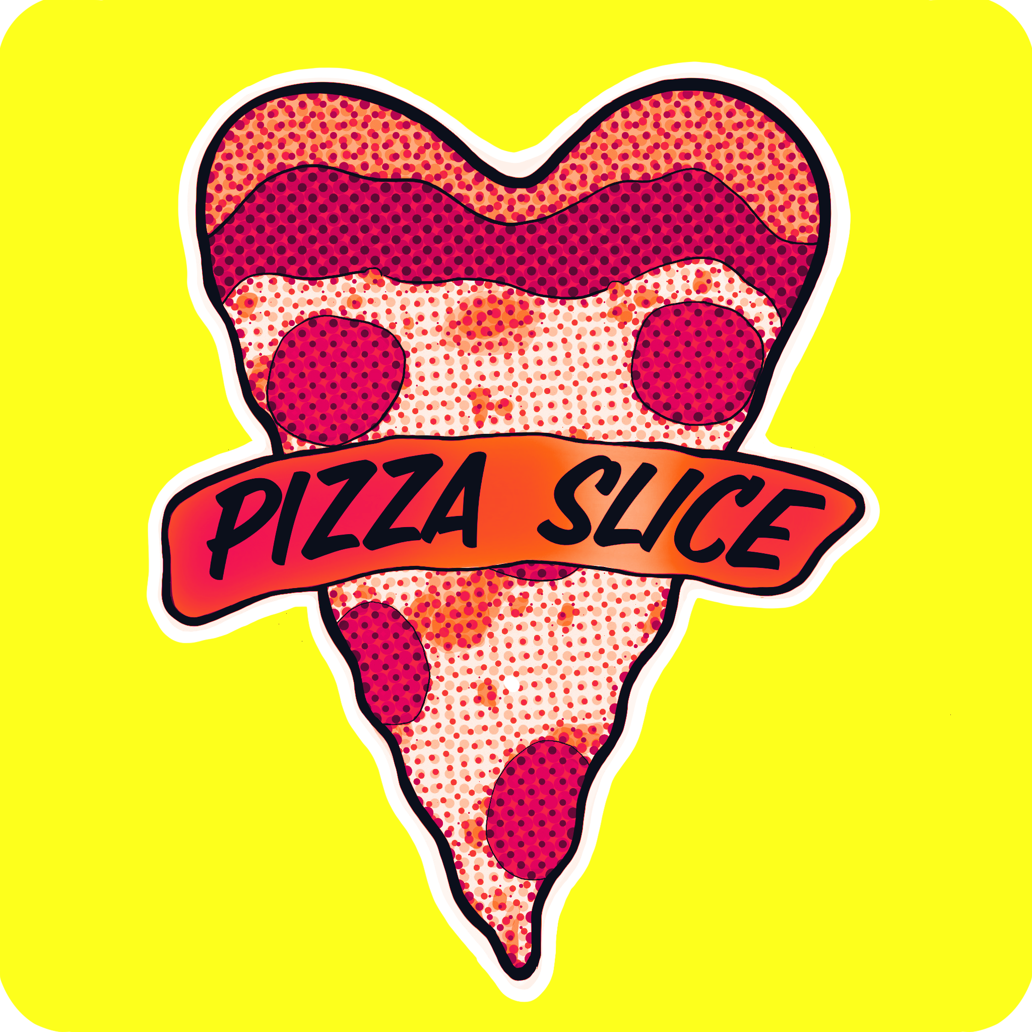 Pizza slice sticker 🍕