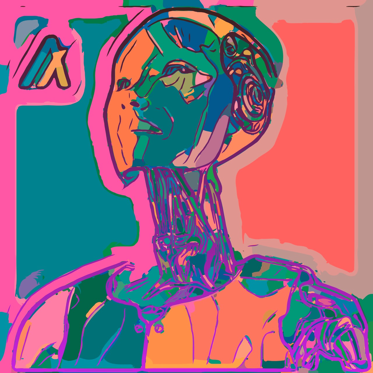 Algoficial Intelligence Lady 03R NFT on Algorand