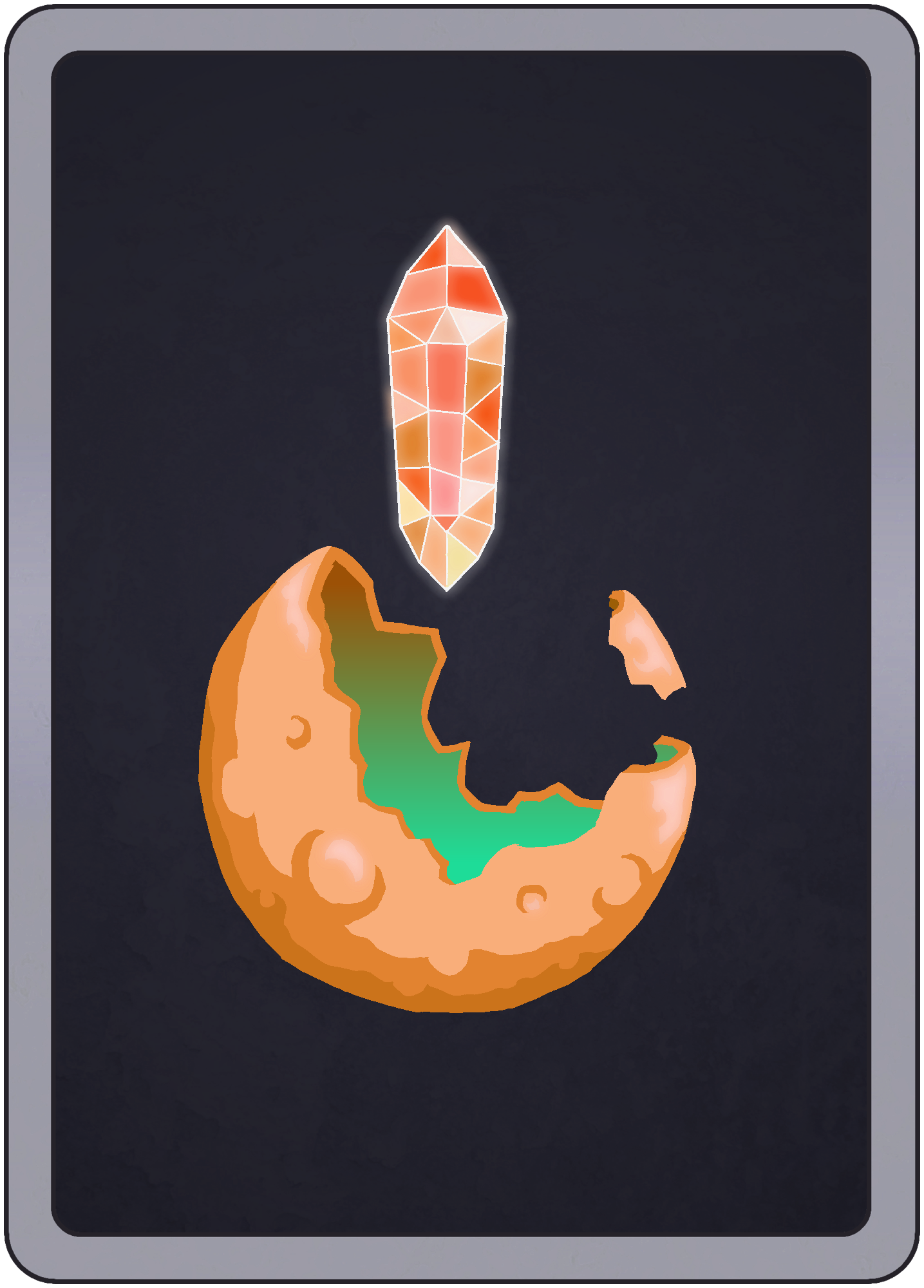 Bronze Moon Sticker
