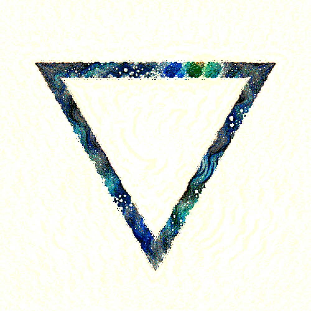 WATERCOLOR OCEAN WATER RUNE