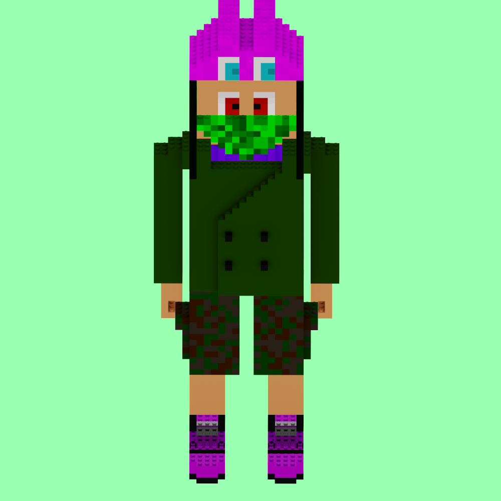 Cubed 122 (rare) NFT on Algorand