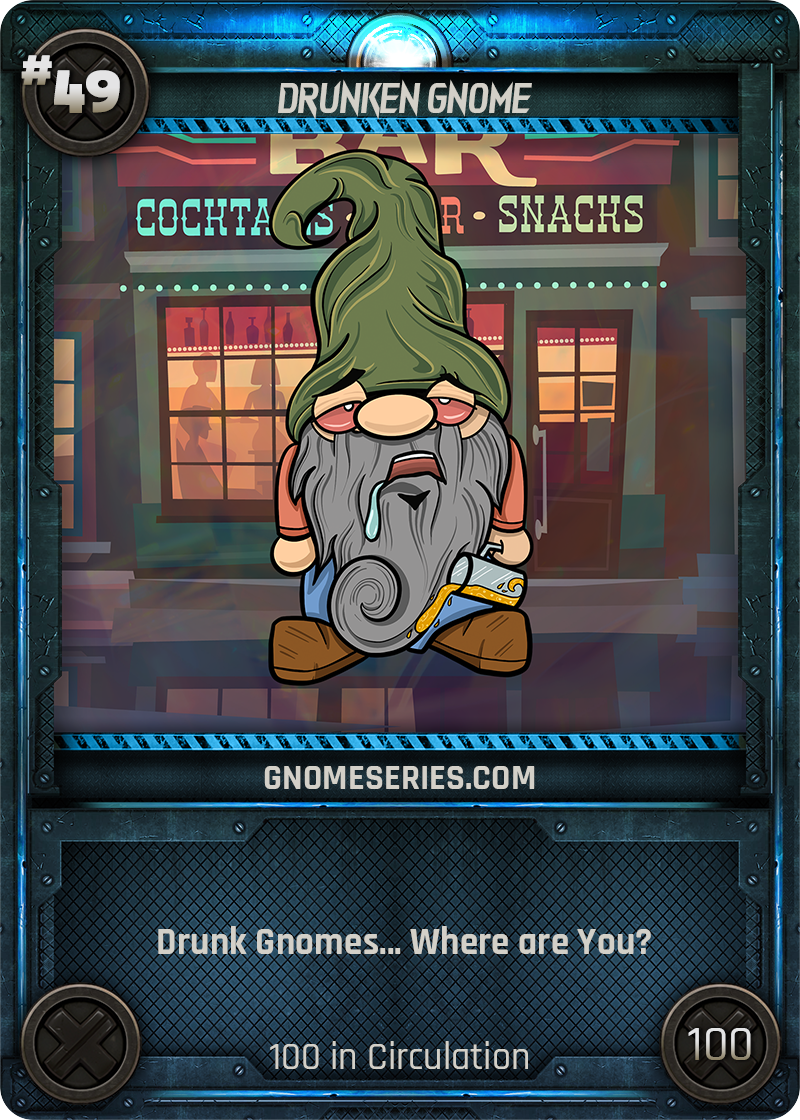 Drunken Gnome | Blue Parallel
