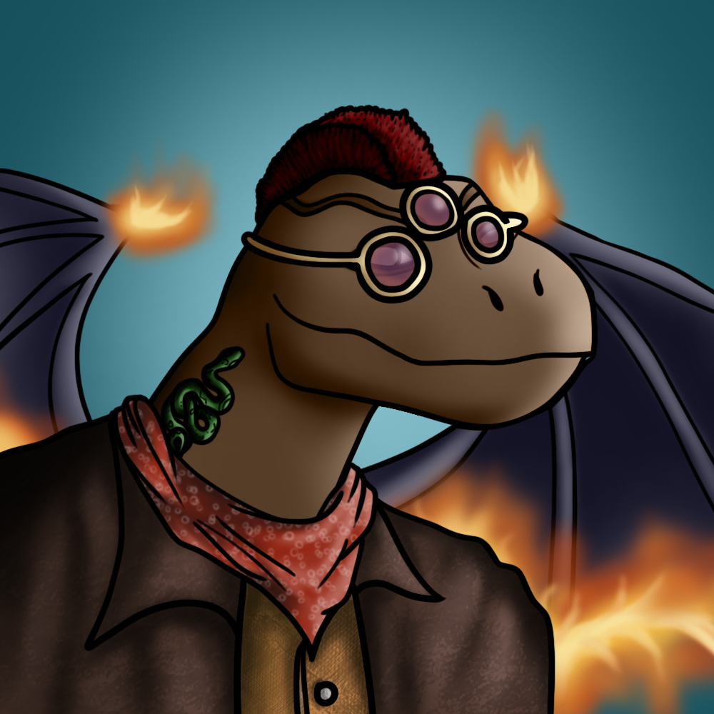 Algo Dinosaur Rare #48 NFT on Algorand