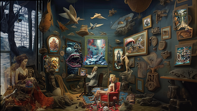 "The menagerie of Dr. Surreal"
