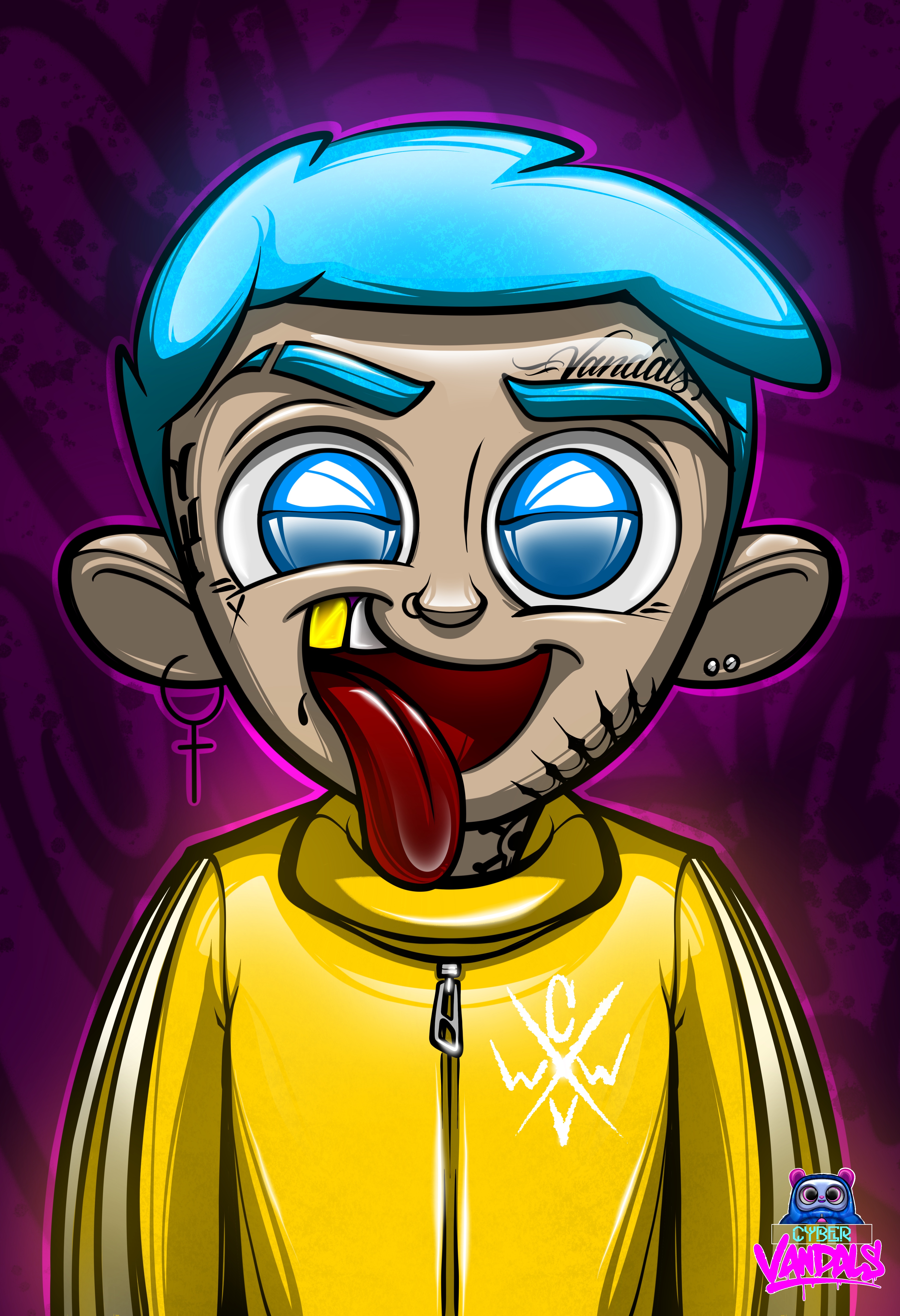 KRISPY X POSTER X CYBER VANDALS
