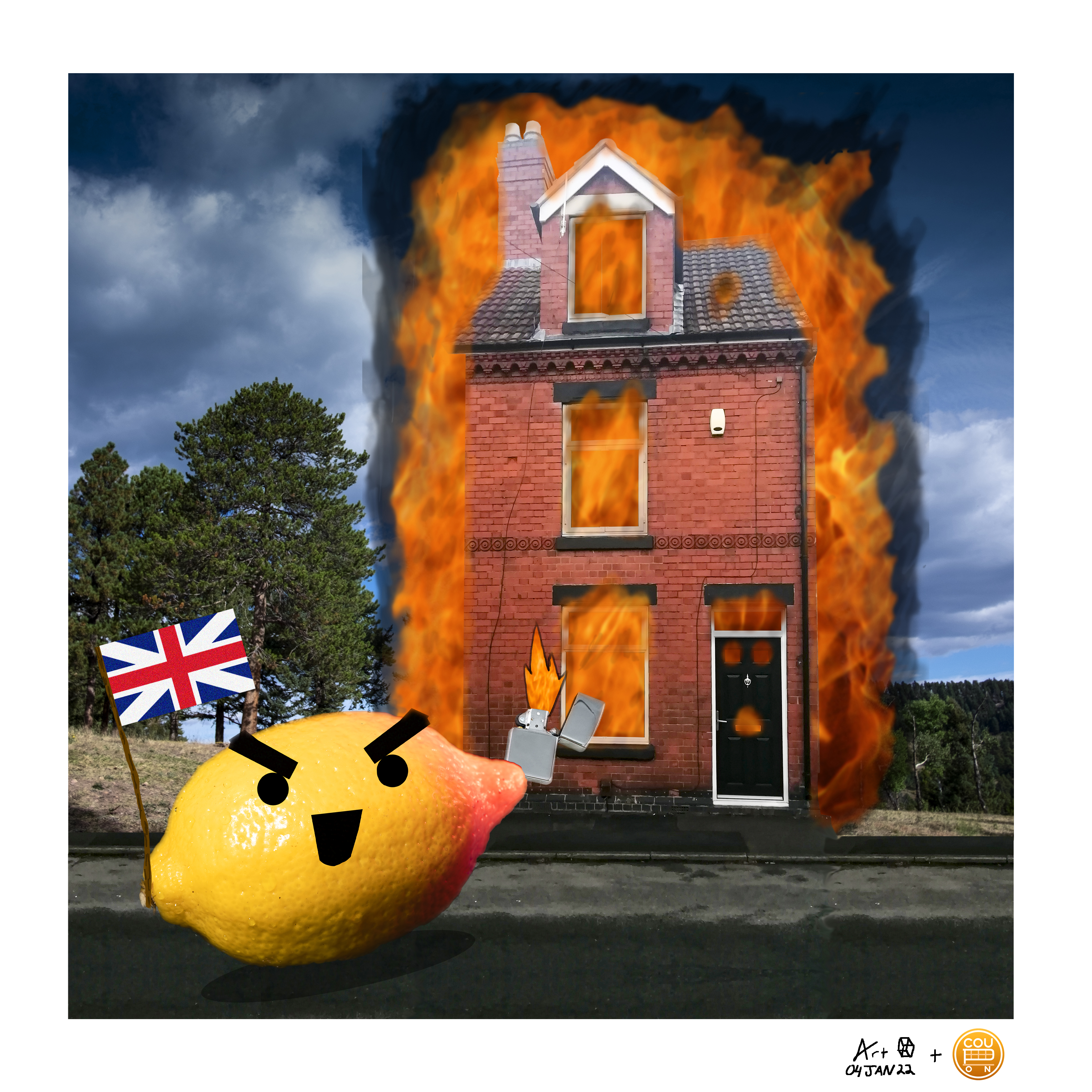 Lemon Rings in the New Year NFT on Algorand