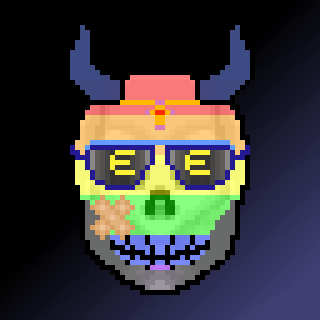 AlgoSkull #734 NFT on Algorand