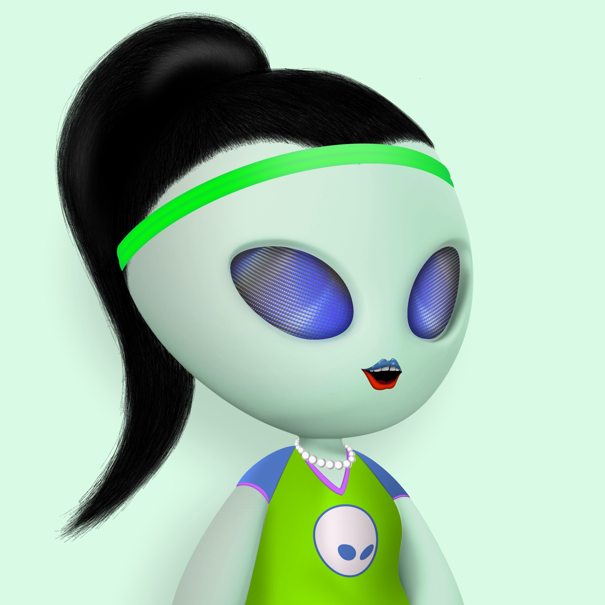 Alien Girl 3413