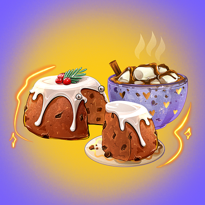 Cozy holiday lunch