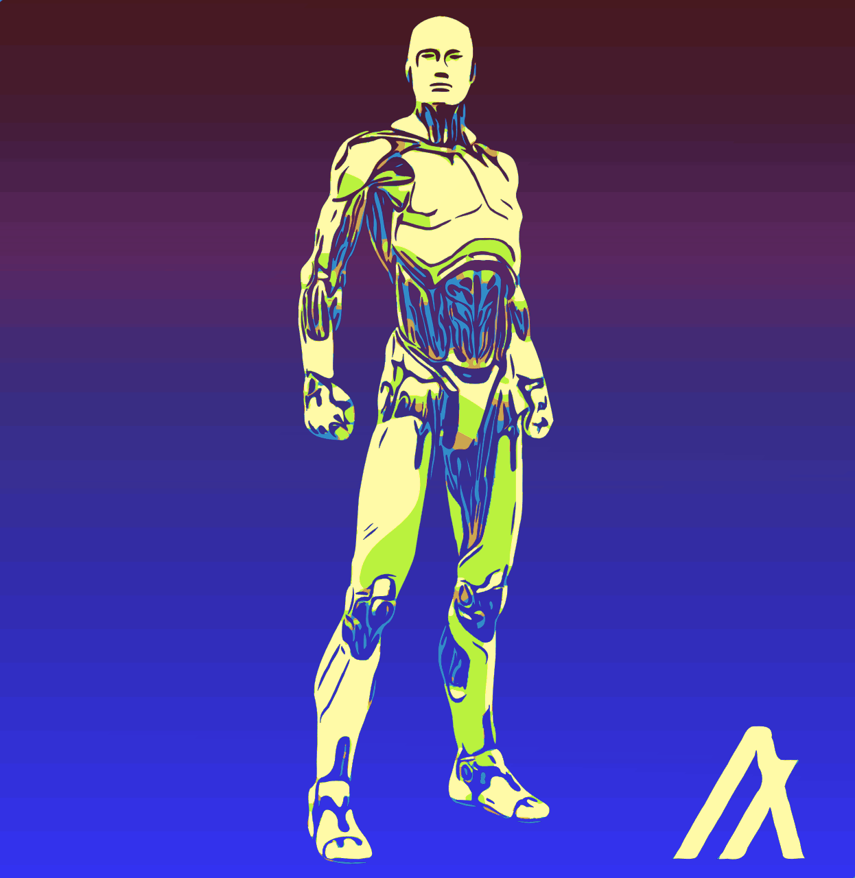 Algoficial Intelligence Man 08UR NFT on Algorand