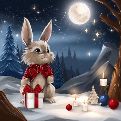 Christmas bunny