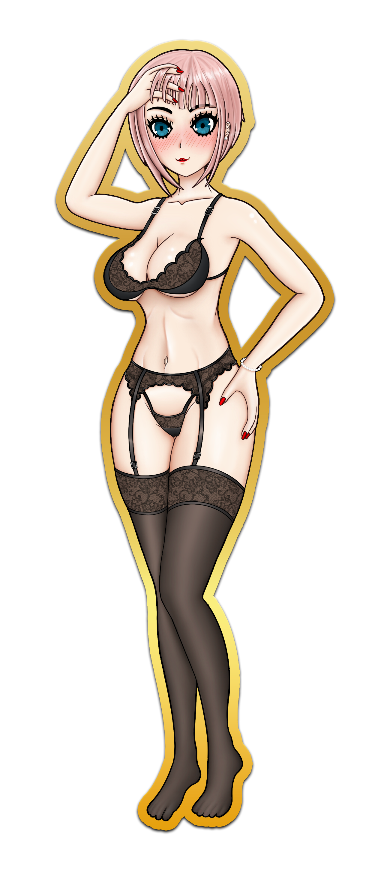 Lingerie Momoko Sticker