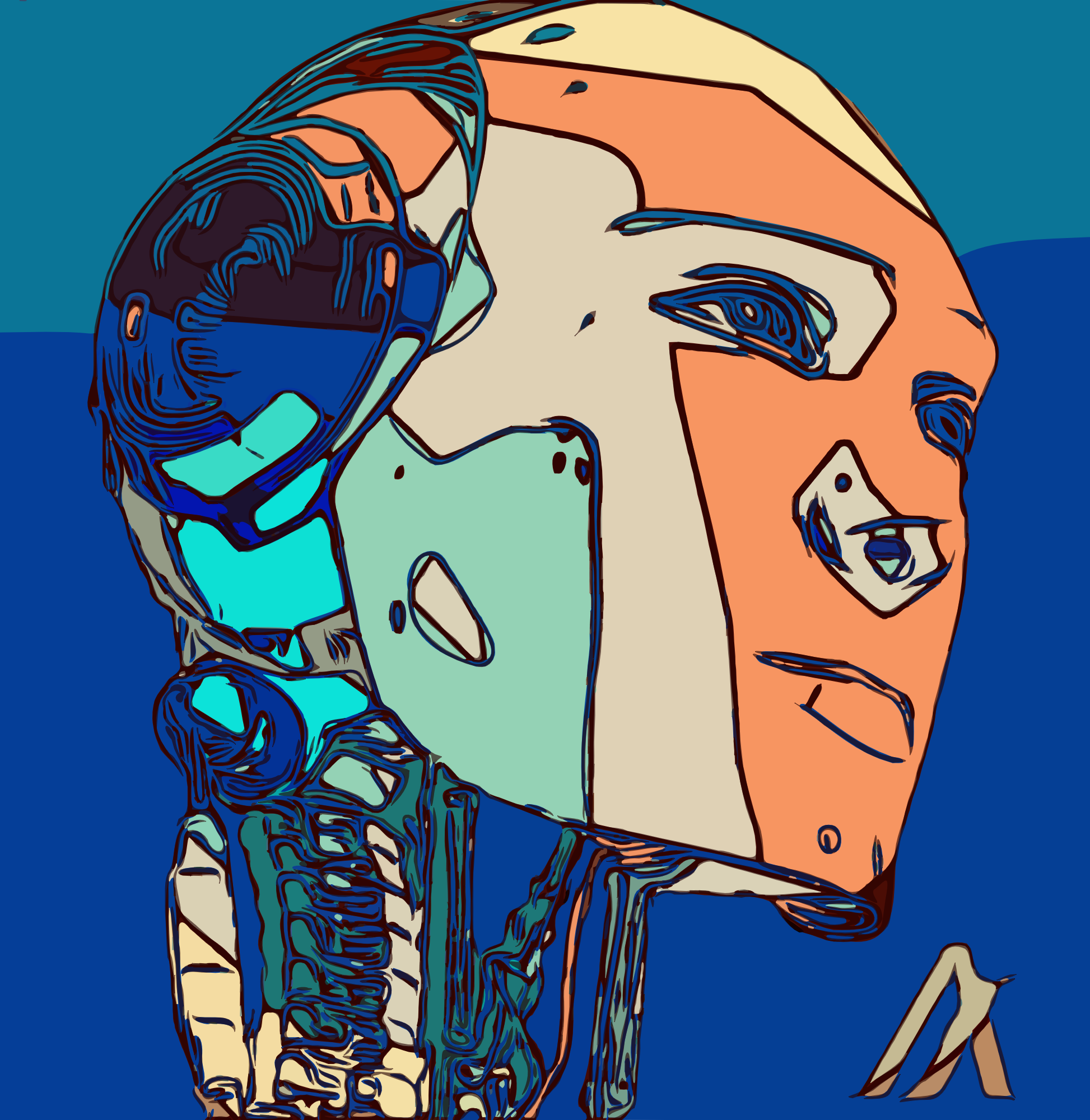 Algoficial Intelligence 028 R NFT on Algorand