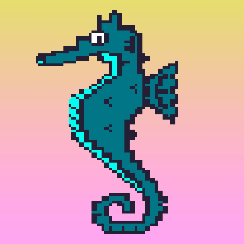 Algo Seahorse #102 NFT on Algorand