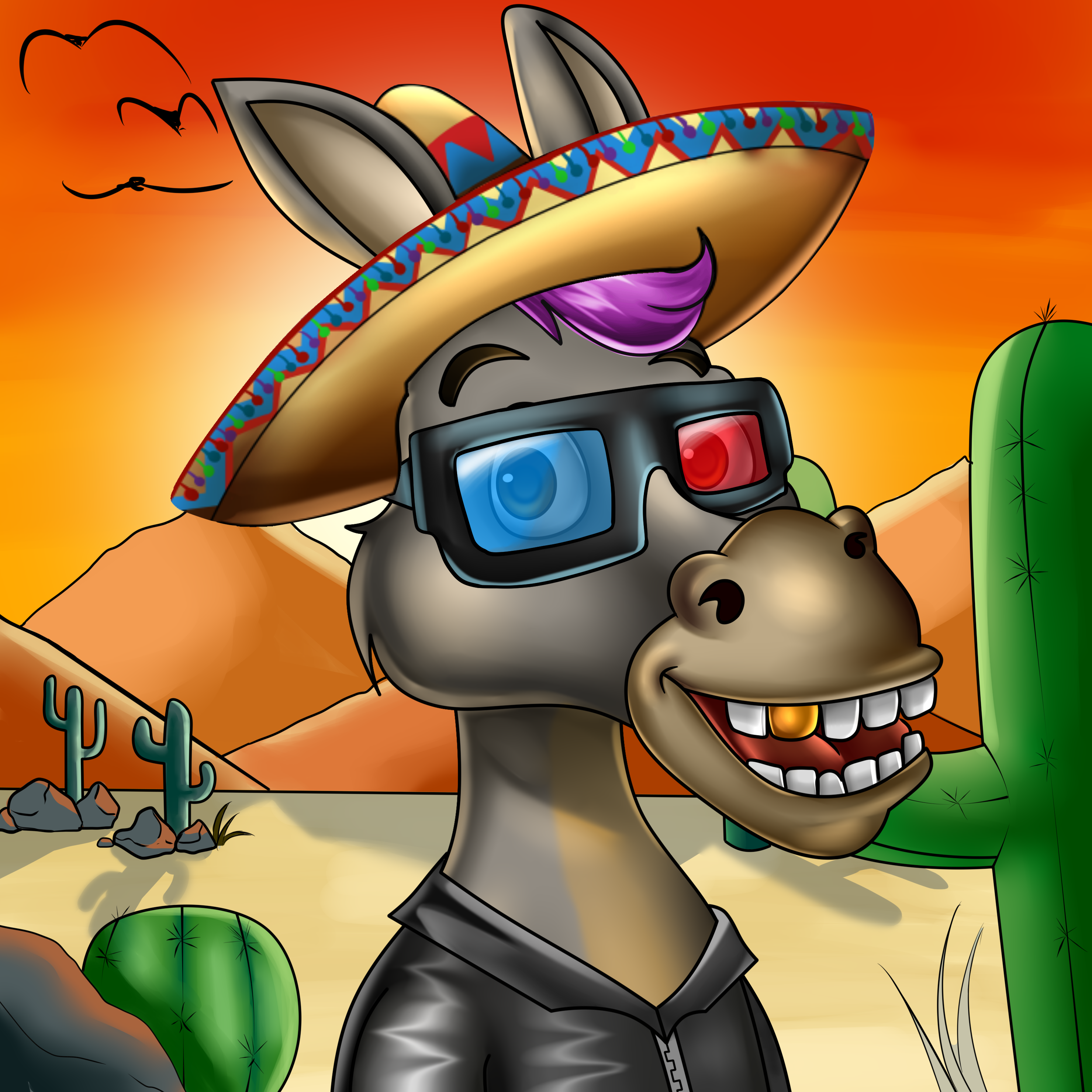 Sombrero Donkey #2963