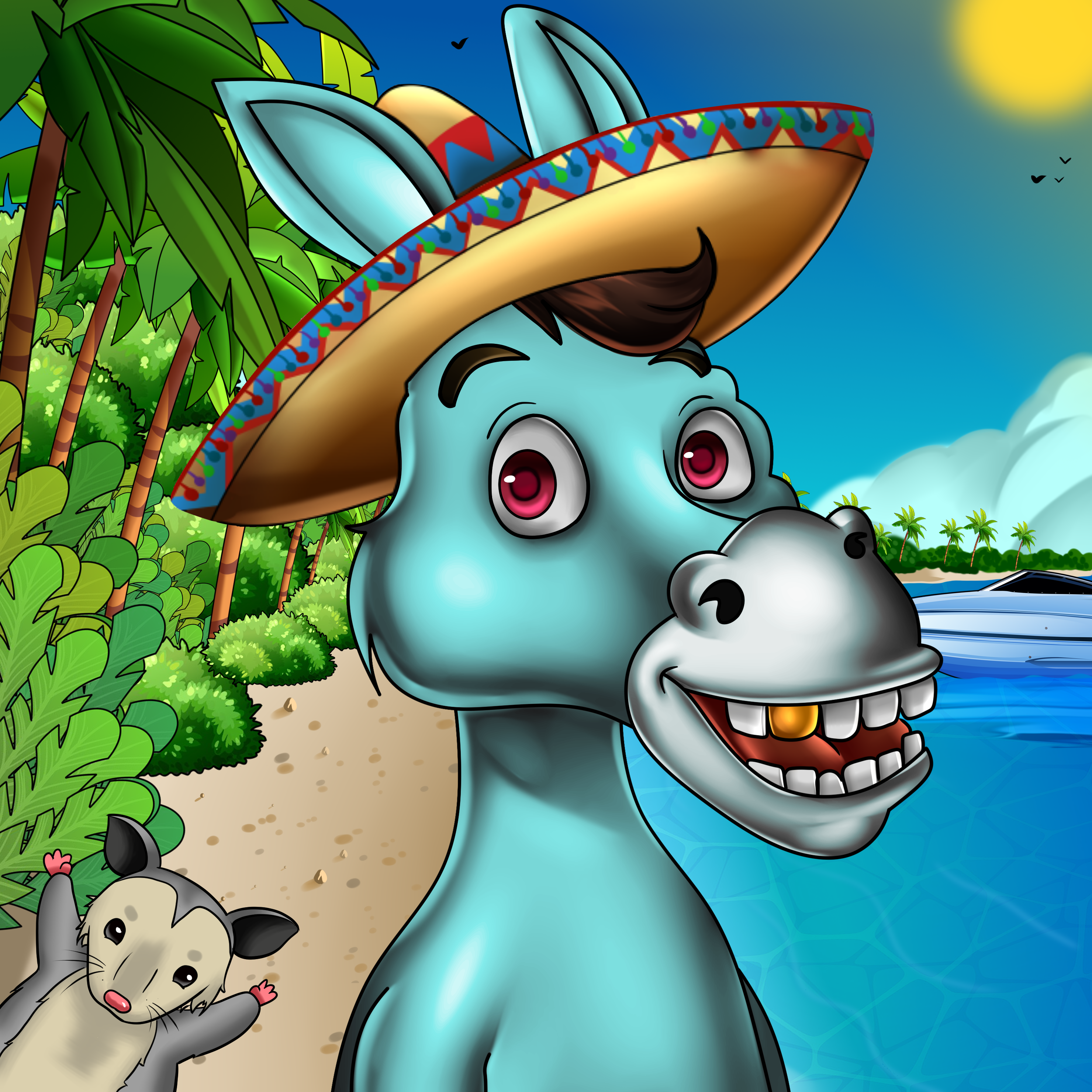 Sombrero Donkey #507