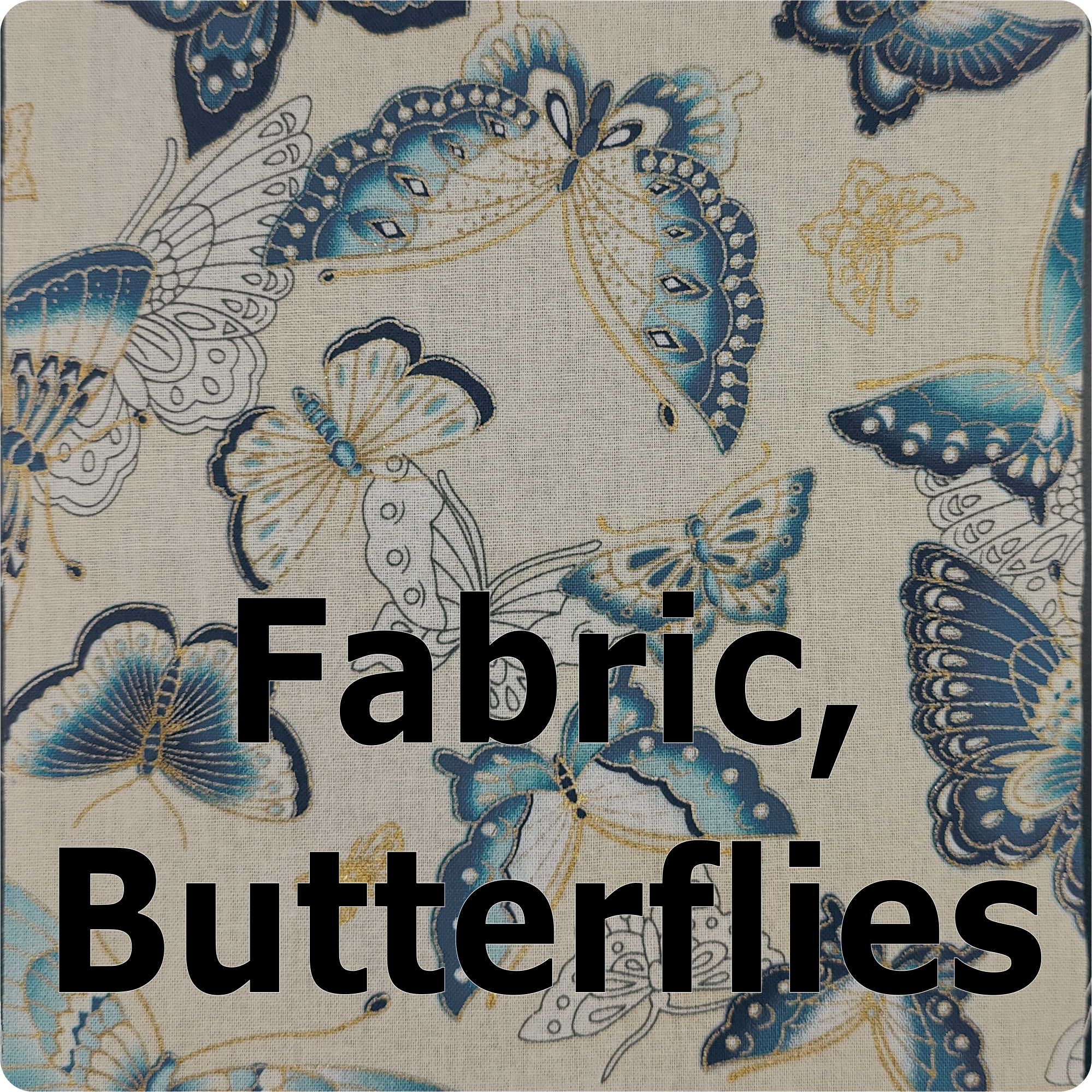 Fabric, Japanese Butterflies