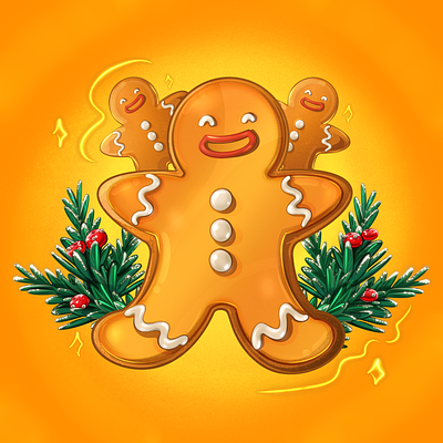 Happy CHRISTMAS gingerbread