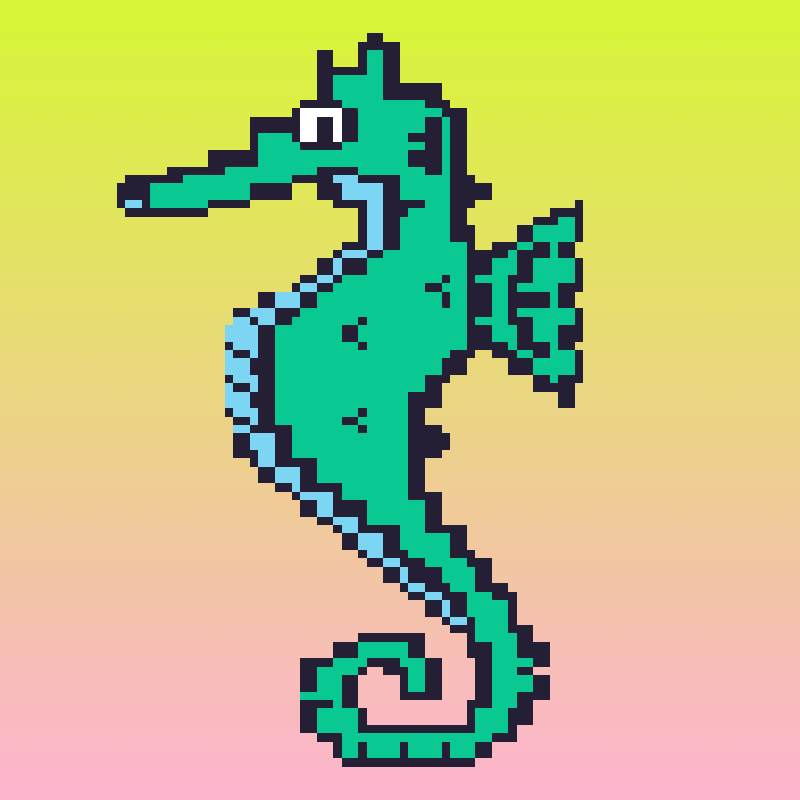 Algo Seahorse #106 NFT on Algorand