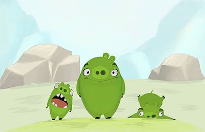 The pigs and their mountaineering
