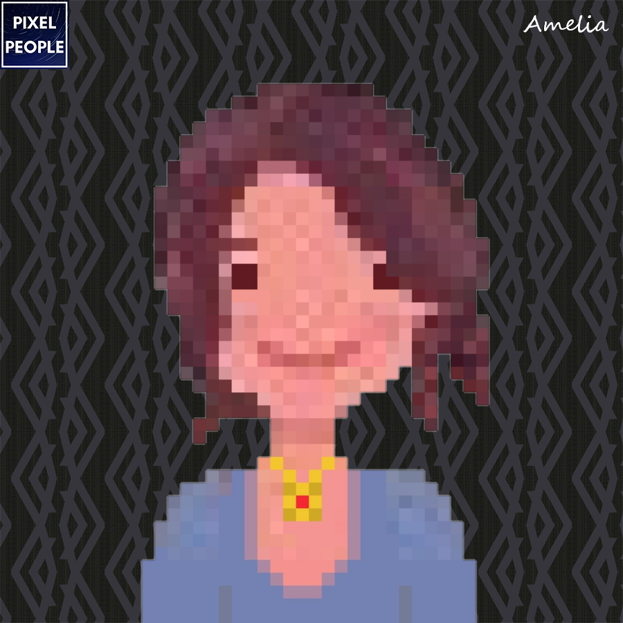 Pixel People #30 - Amelia NFT on Algorand