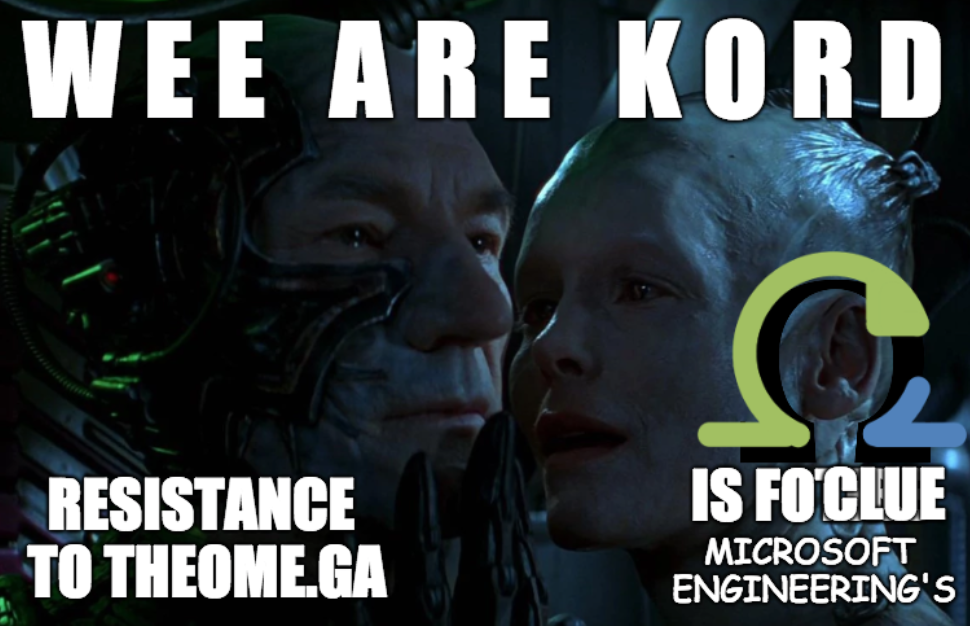 RESISTANCE TO
THE OME GA IS FUTILE