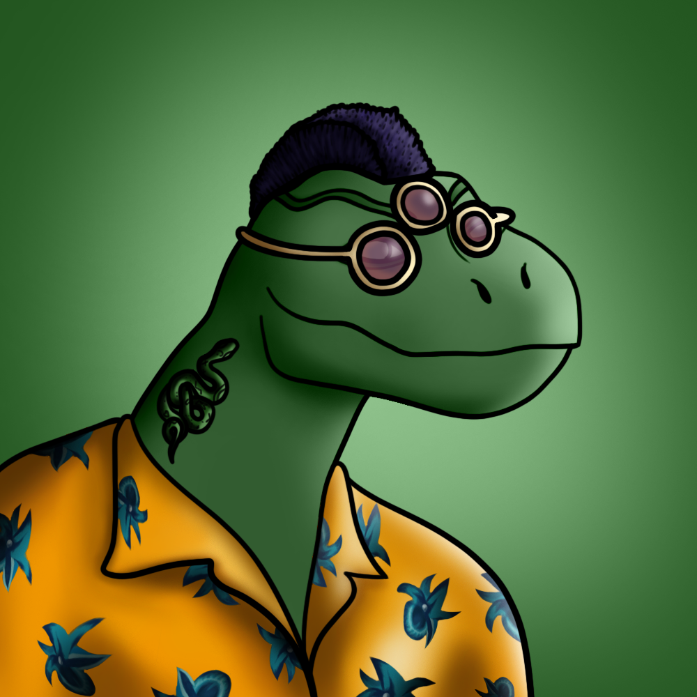 Algo Dinosaur Rare #56 NFT on Algorand