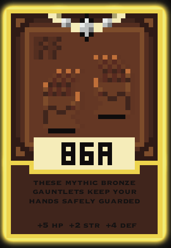 Bronze Gauntlets (Mythic) NFT on Algorand