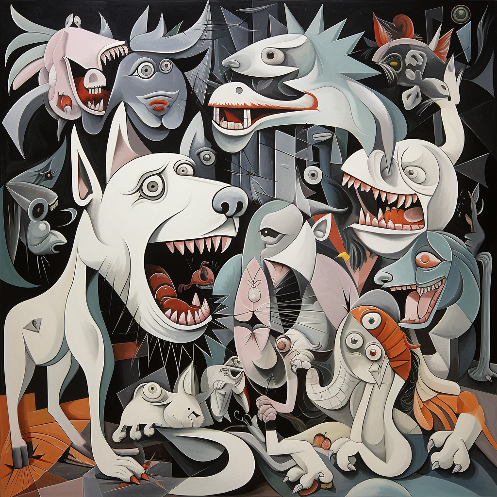 Rare Doggo Rug Masterpiece #2: Guernica