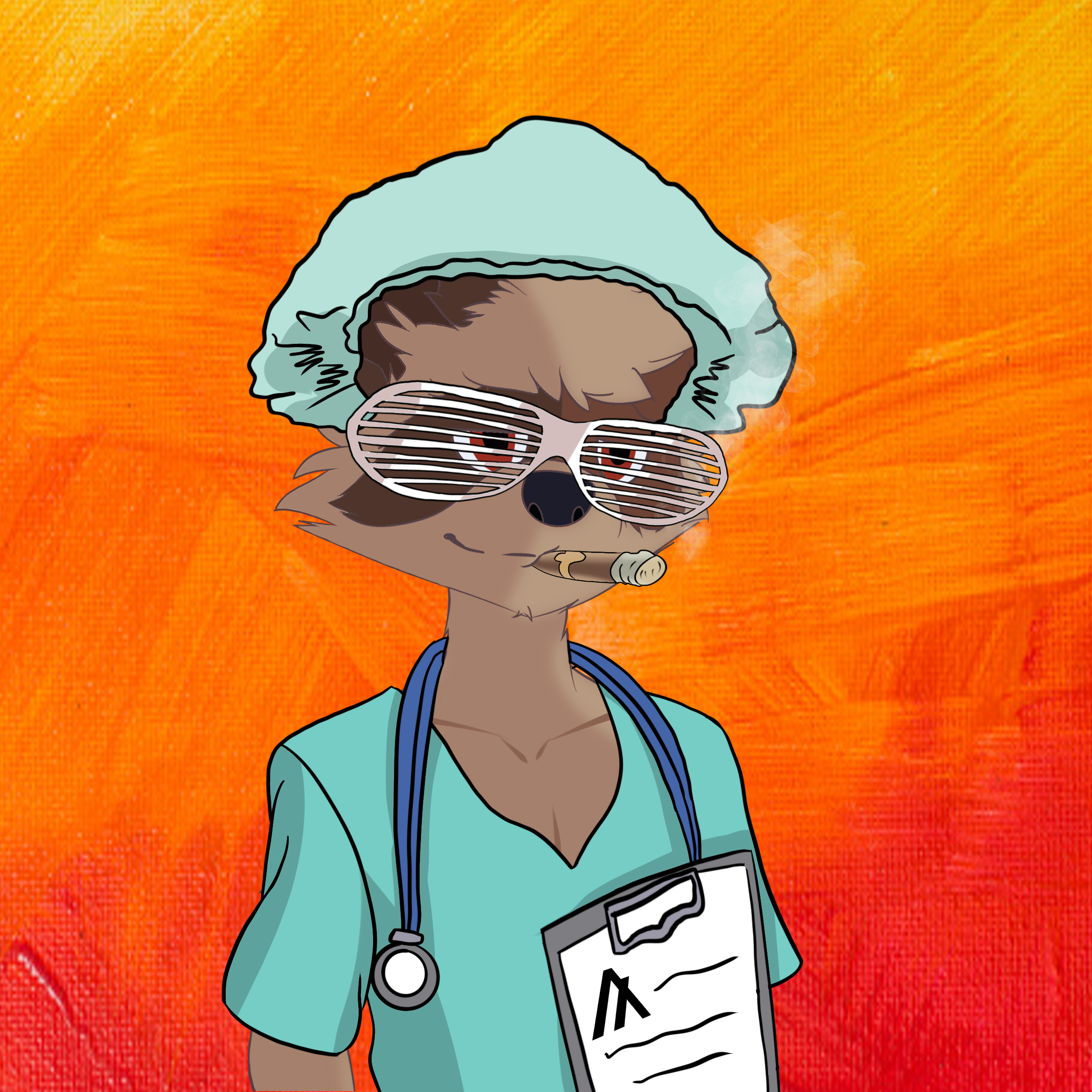 CryptoRaccoon#51 NFT on Algorand