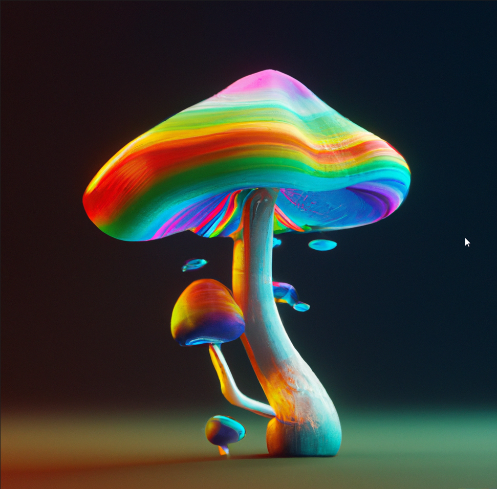 Psychedelic mushroom - n°7