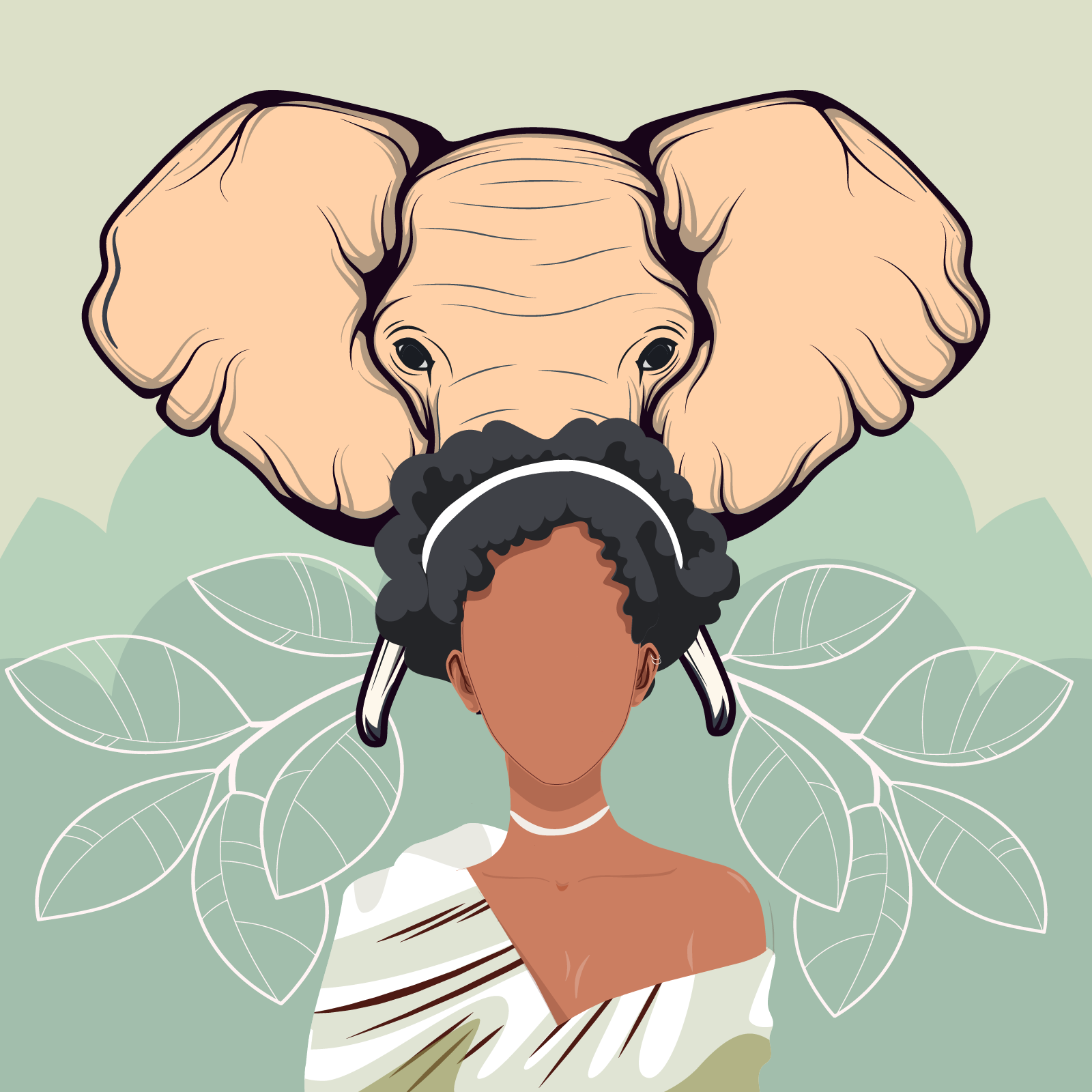 Lady'sHead#14 NFT on Algorand