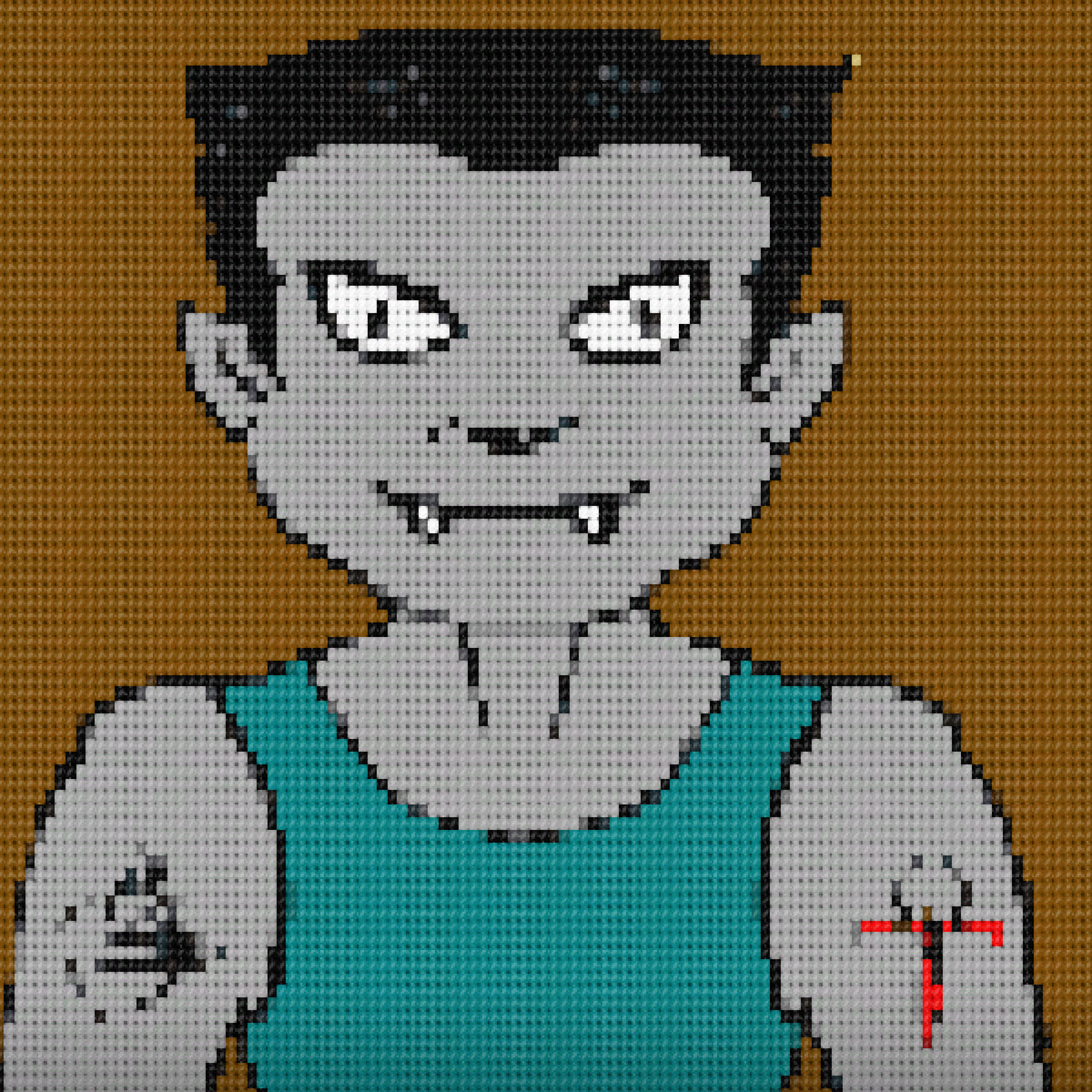 Knitting vampire#2 NFT on Algorand