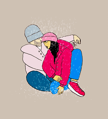 A snowy day