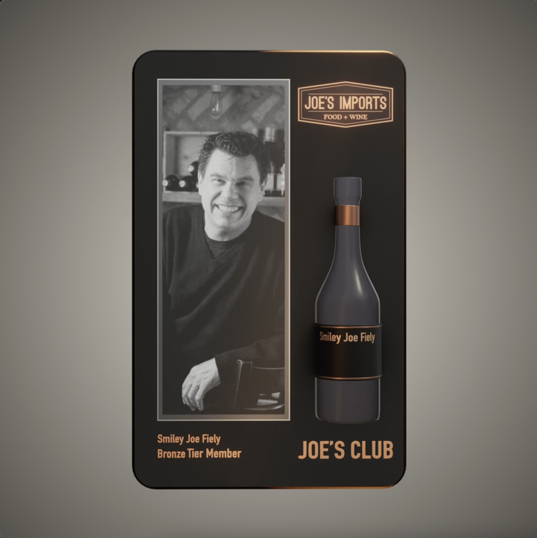 Joe's Club Bronze Tier