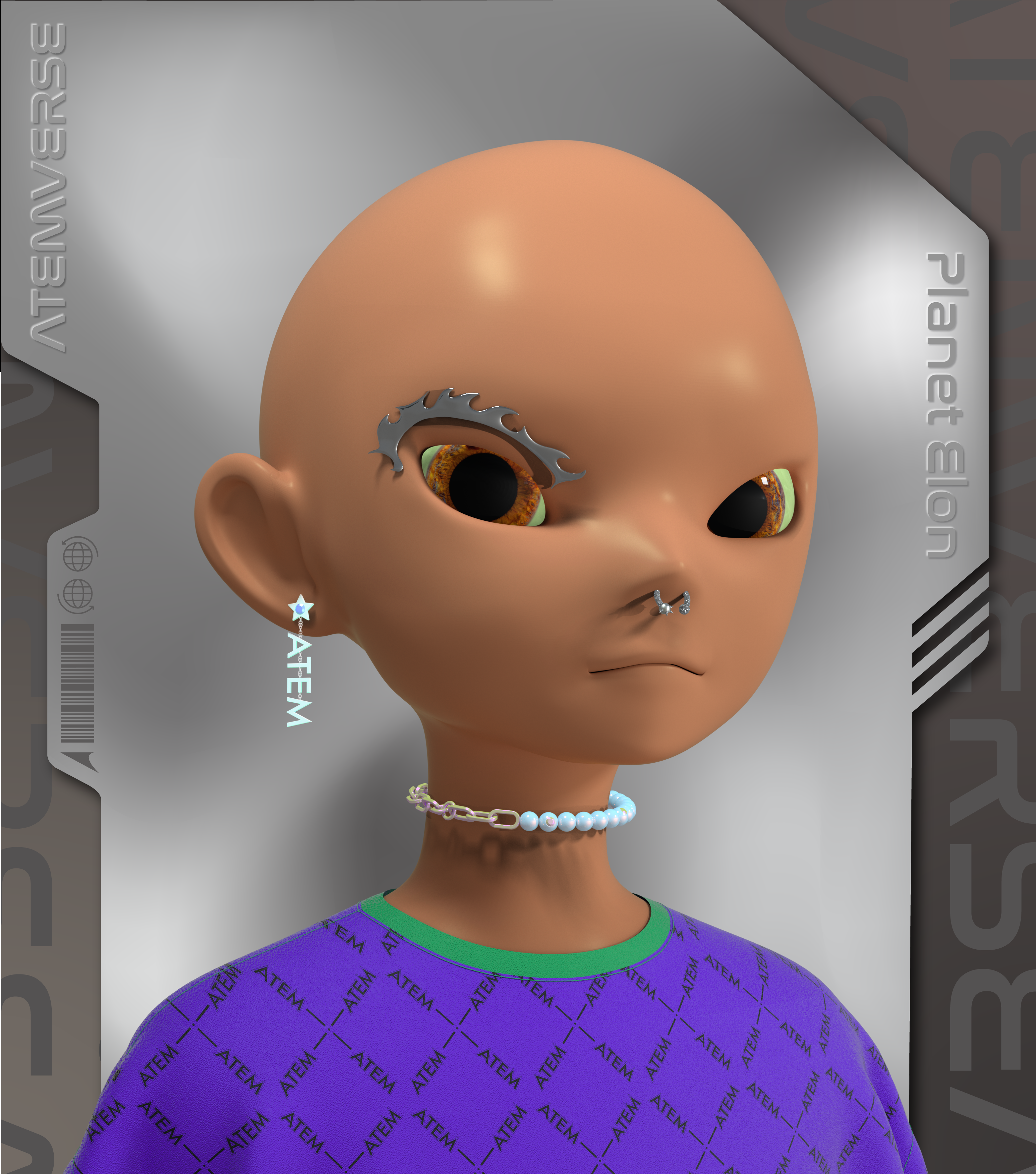 Atem NFT Passport - Planet Elon 1258