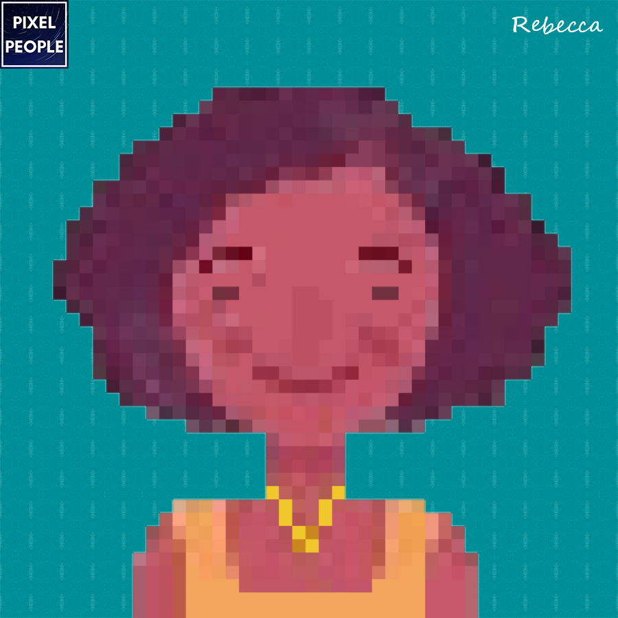 Pixel People #9 - Rebecca NFT on Algorand