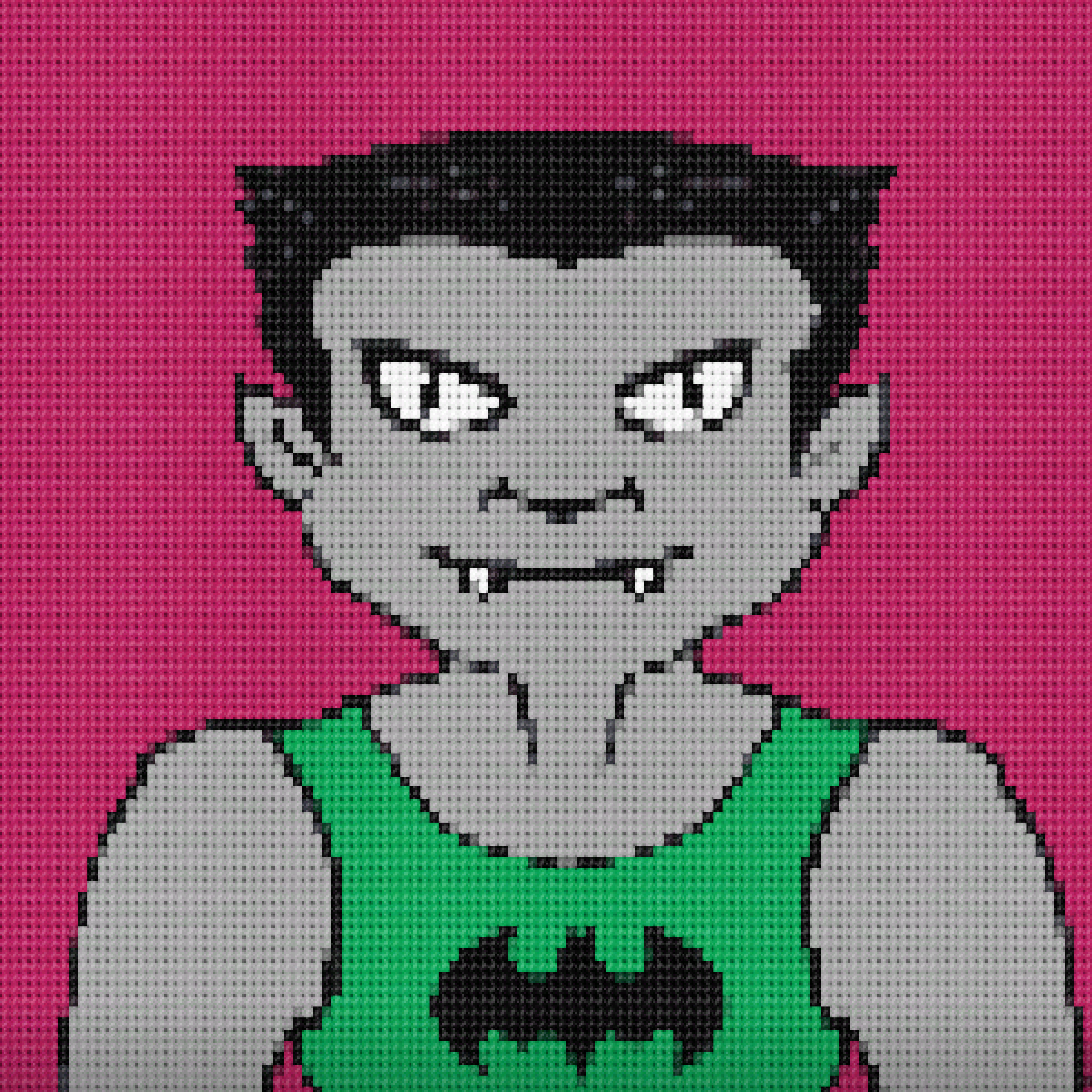 Knitting vampire#6 NFT on Algorand