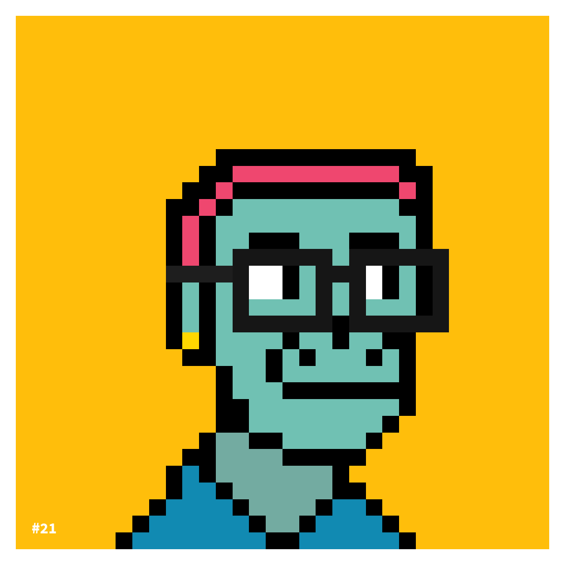 AlgoHeads #21 NFT on Algorand