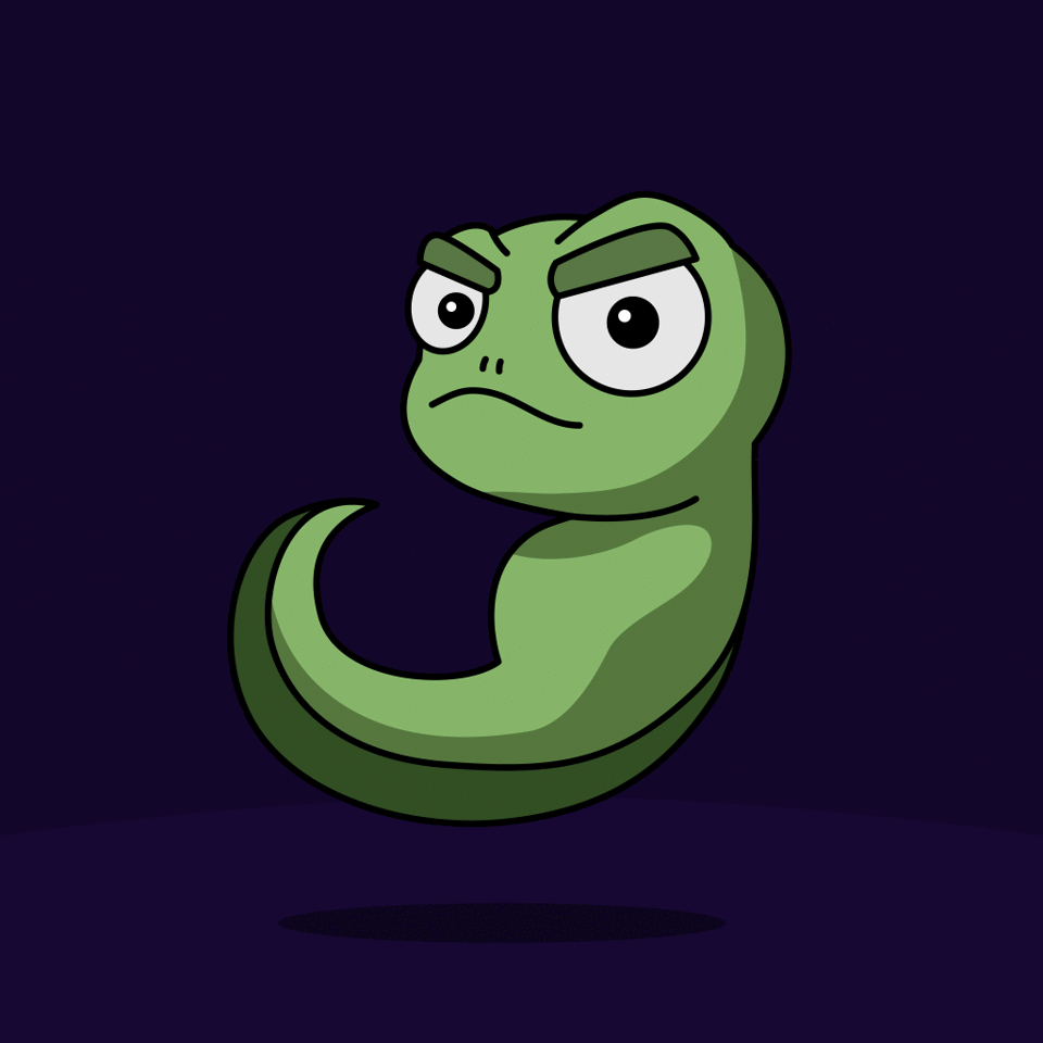 Nft Angry Frog #1201