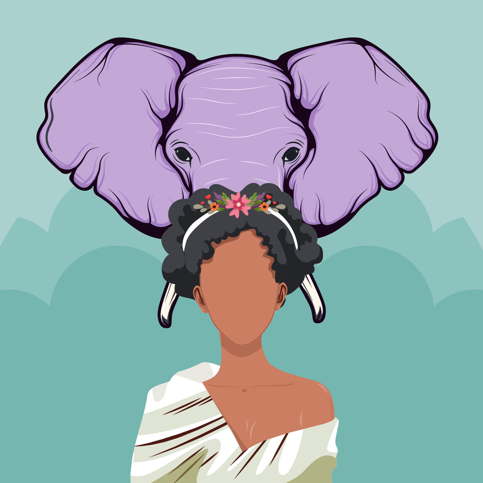 Lady'sHead#8 NFT on Algorand