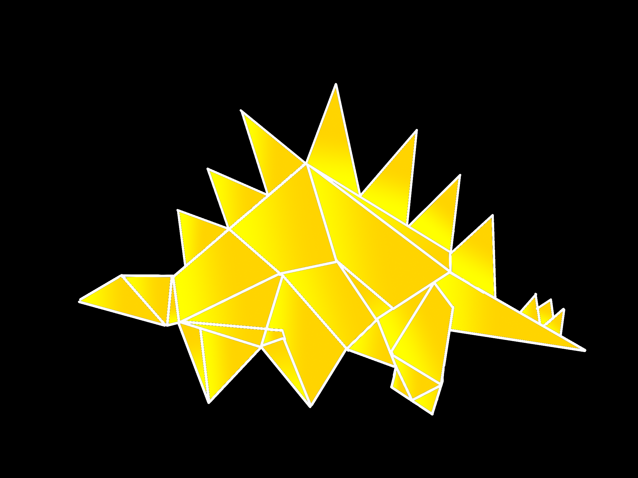 Golden Stegosaurus NFT on Algorand