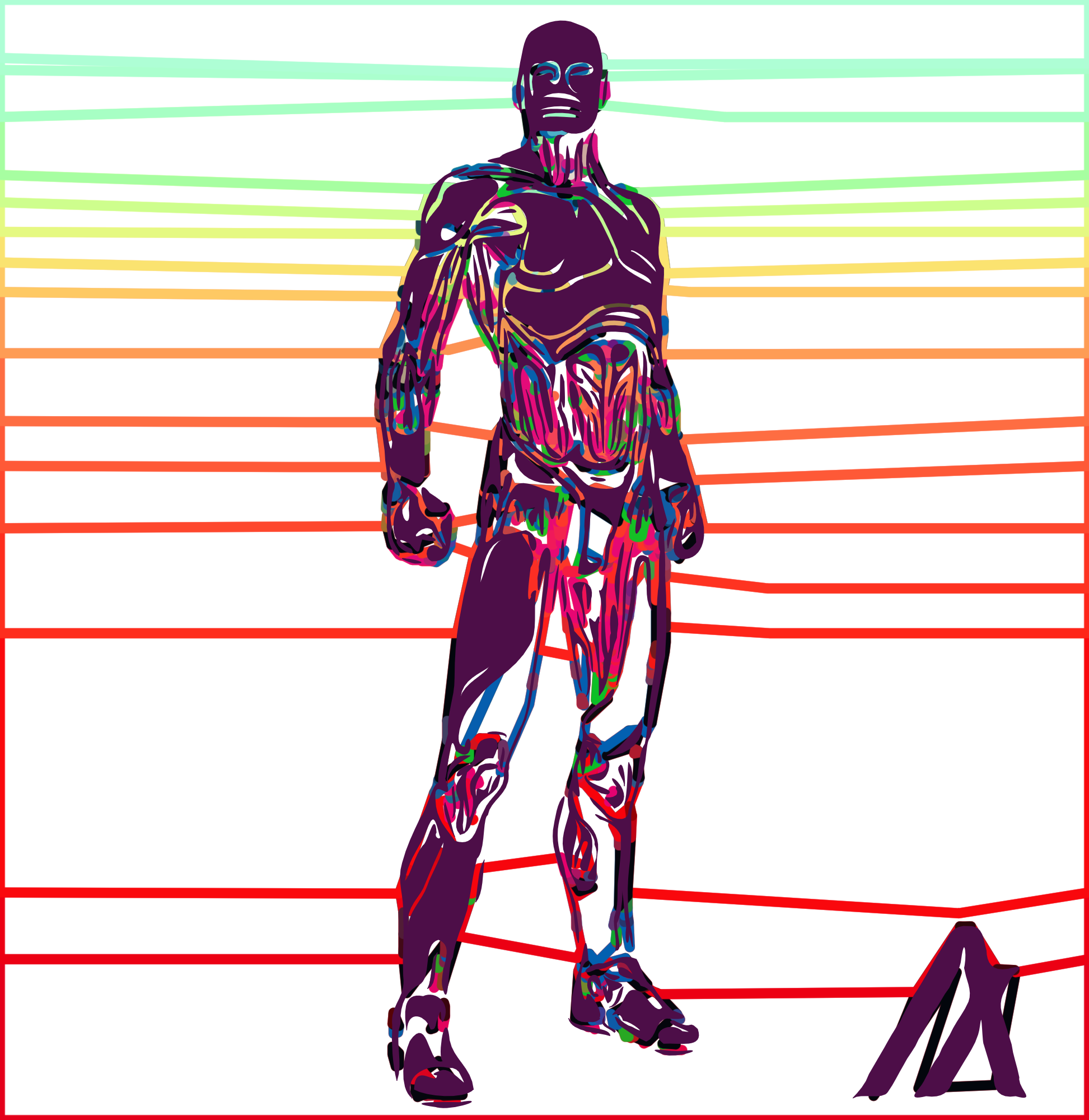 Algoficial Intelligence Man 001R NFT on Algorand