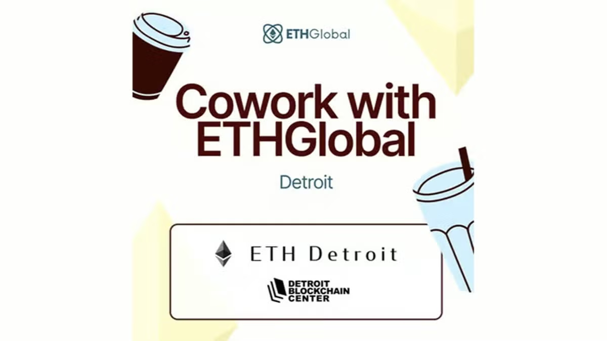 Cowork with ETHGlobal in Detroit with ETH Detroit