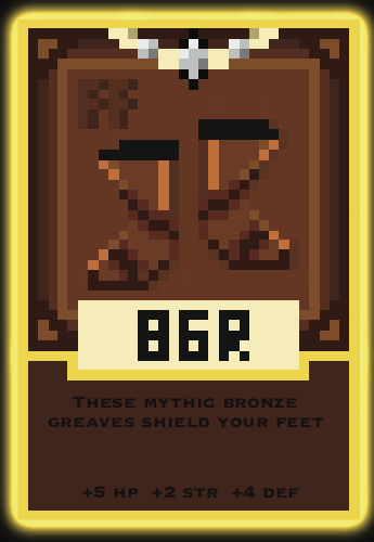 Bronze Greaves (Mythic) NFT on Algorand