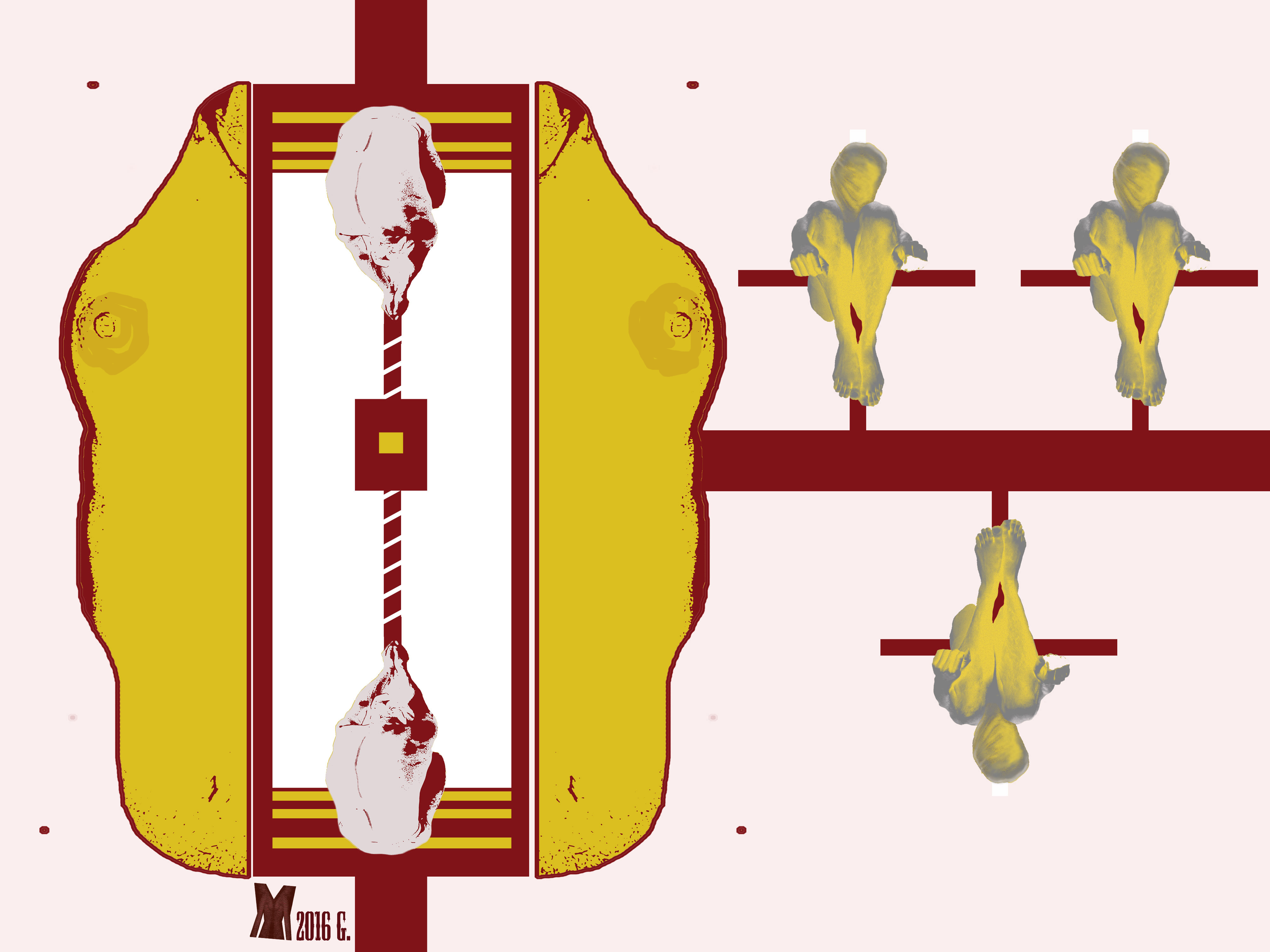Female Body Work V Yellow – 2016